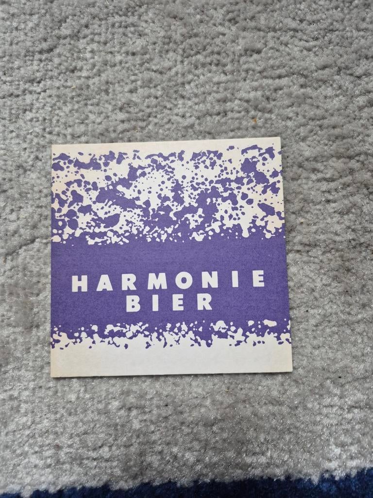 Bierviltje Brouwerij 't Kuipertje - Harmonie Bier, Verzamelen, Ophalen of Verzenden, Gebruikt, Viltje(s), Overige merken