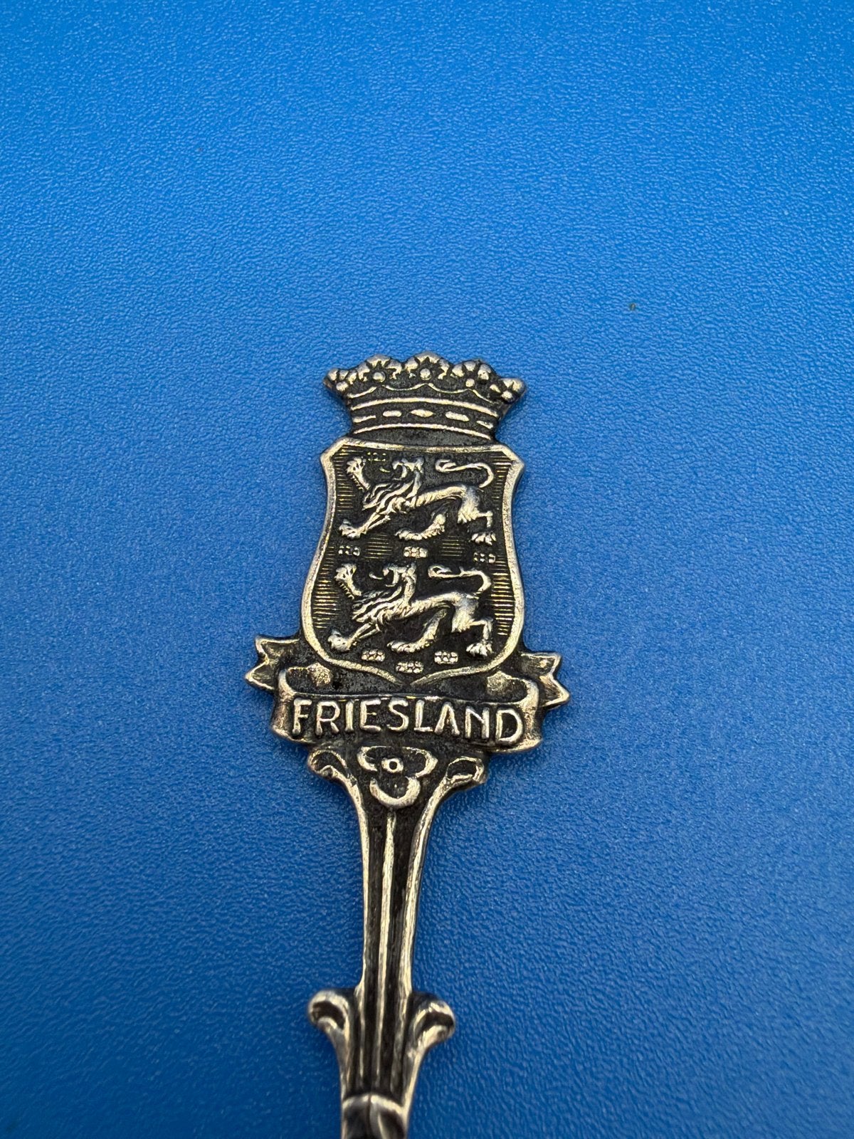 Friesland lepel Douwe Egberts 1953 Herbert Hooijkaa, Ophalen of Verzenden, Zilver