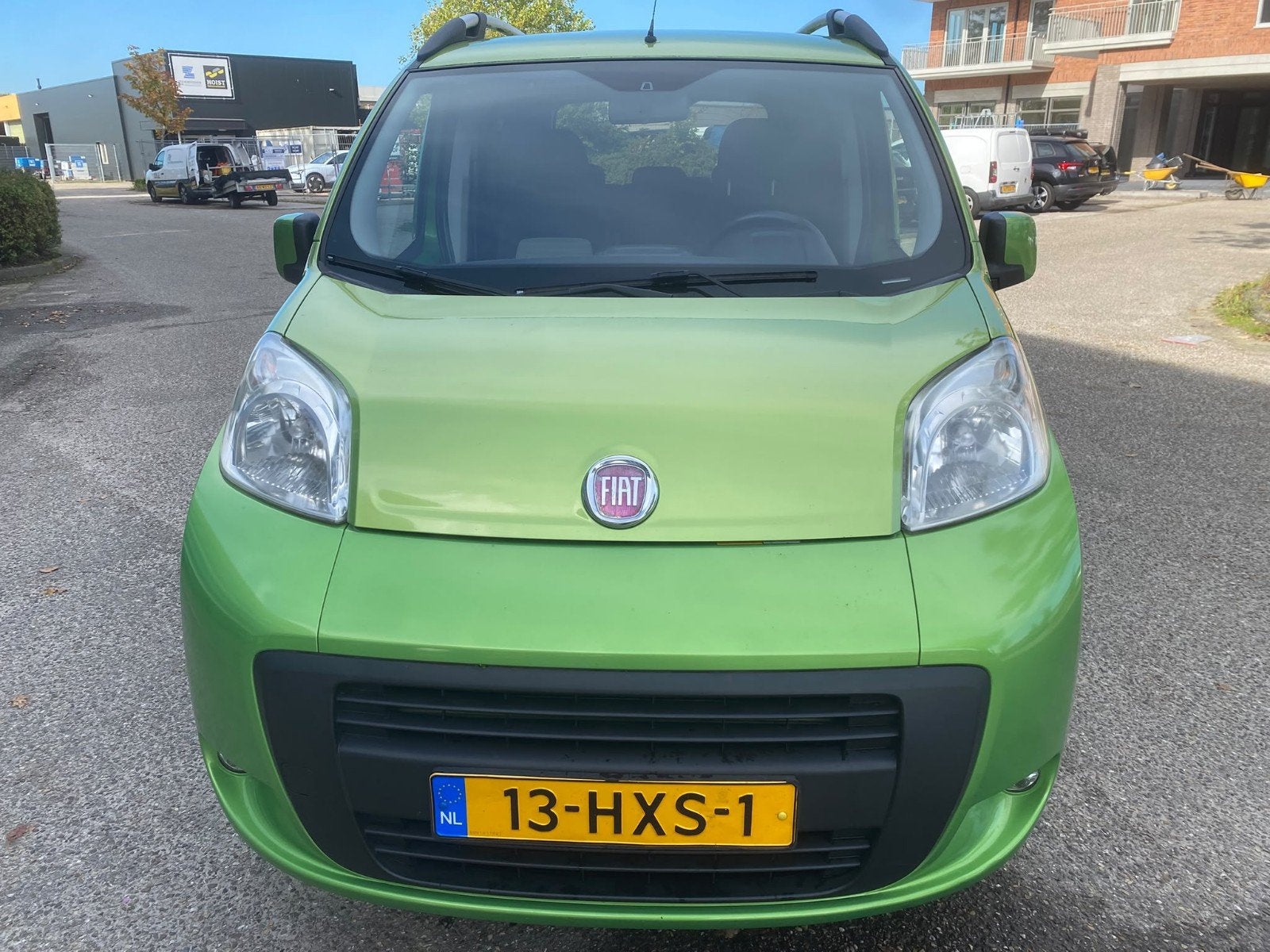 Fiat Qubo 1.4 2009 Groen Airco, Auto's, Voorwielaandrijving, 15 km/l, 400 kg, Origineel Nederlands