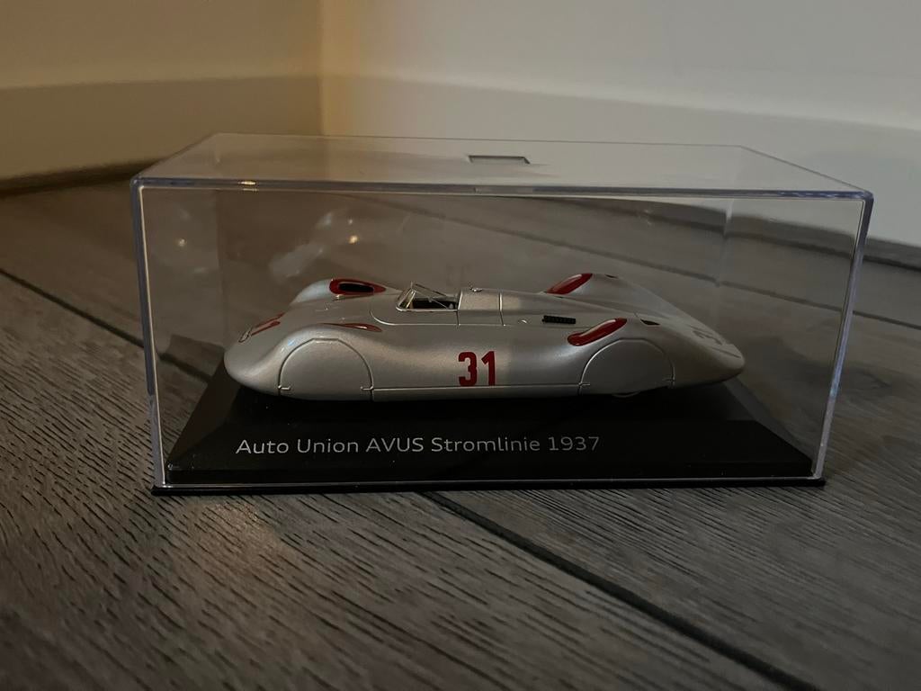 1:43 Auto Union AVUS Stromline (Audi) 1937, Ophalen of Verzenden, Zo goed als nieuw, Auto, MiniChamps