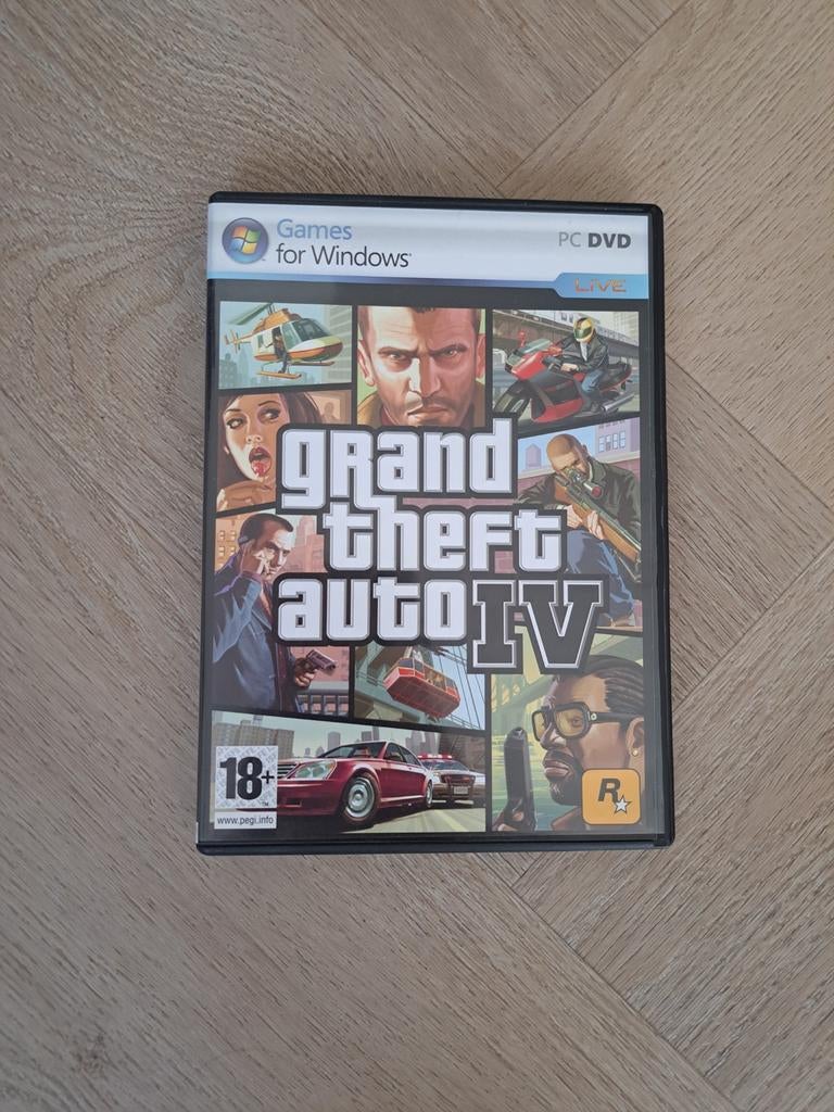 GTA 4 pc game, Spelcomputers en Games, Games | Pc, Avontuur en Actie, Vanaf 18 jaar, 1 speler, Ophalen of Verzenden