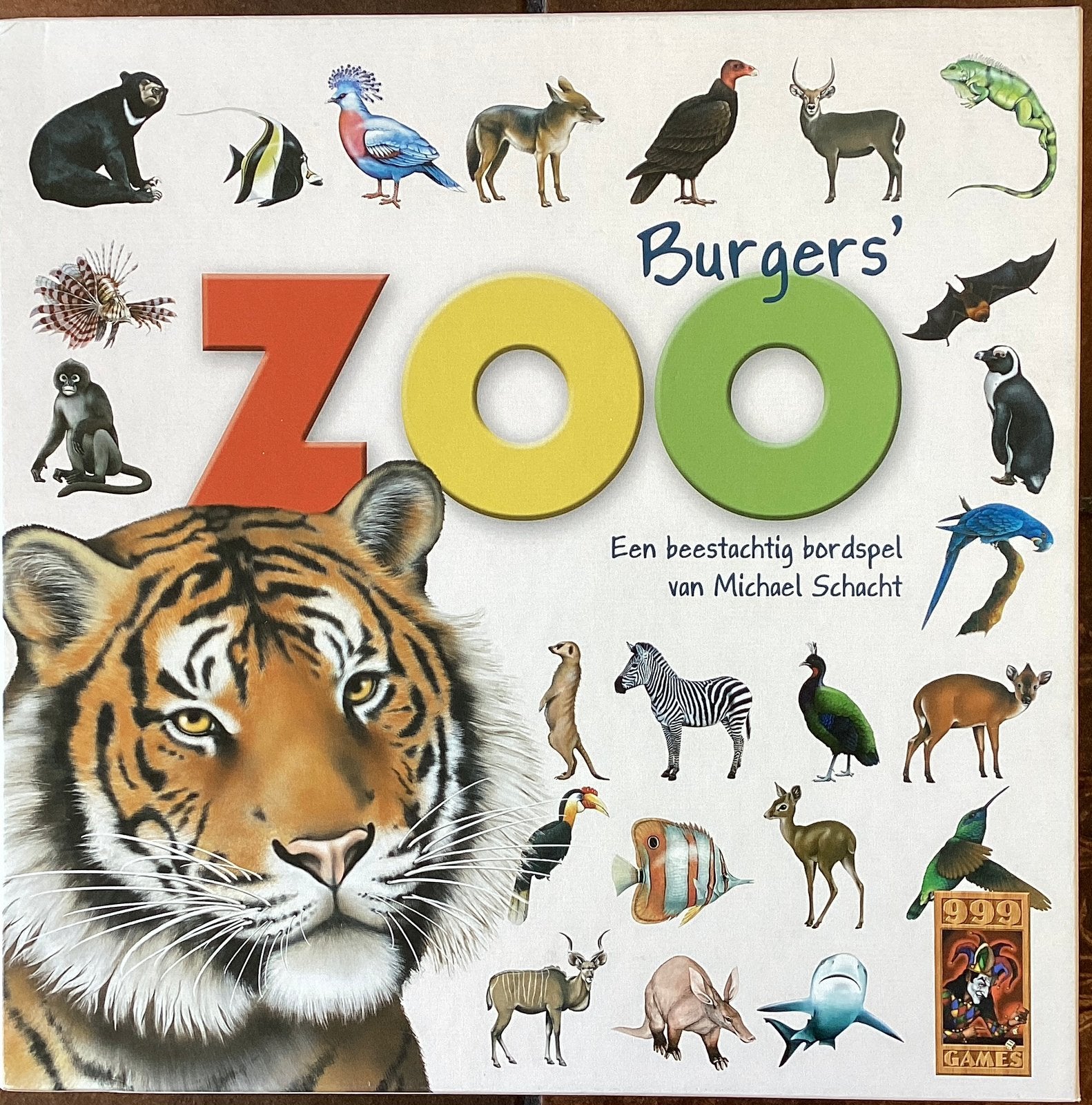 Burgers’ Zoo – bordspel 999 games, Ophalen of Verzenden, Zo goed als nieuw