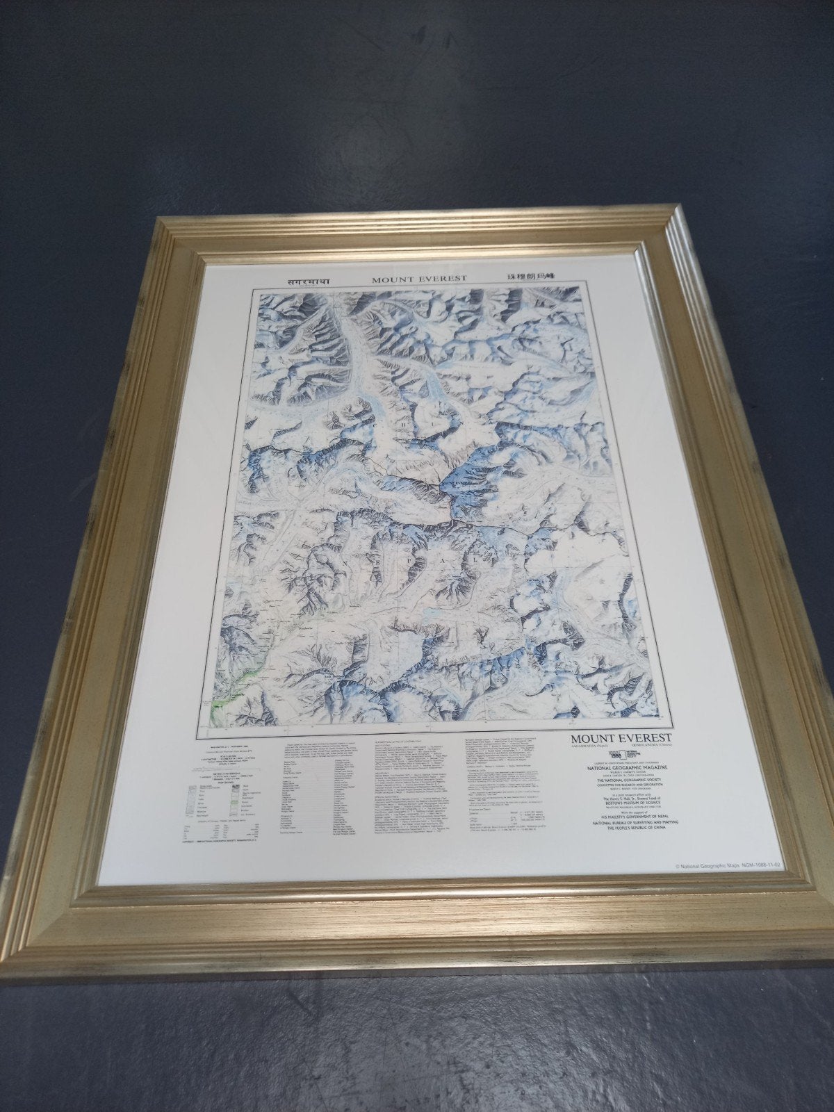 Poster Mount Everest, Ophalen, Met ophangsysteem, 50 cm, 70 cm