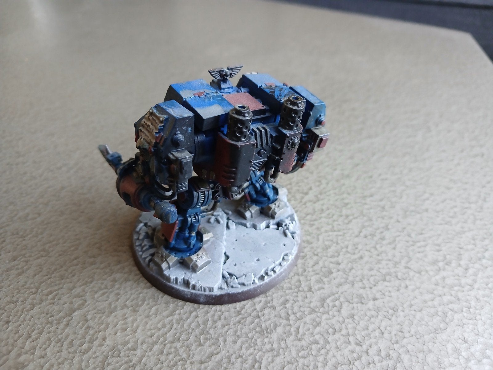 Warhammer 40K Librarian Dreadnought - Geverfd, Gebruikt, Figuurtje(s), Ophalen of Verzenden, Warhammer 40000
