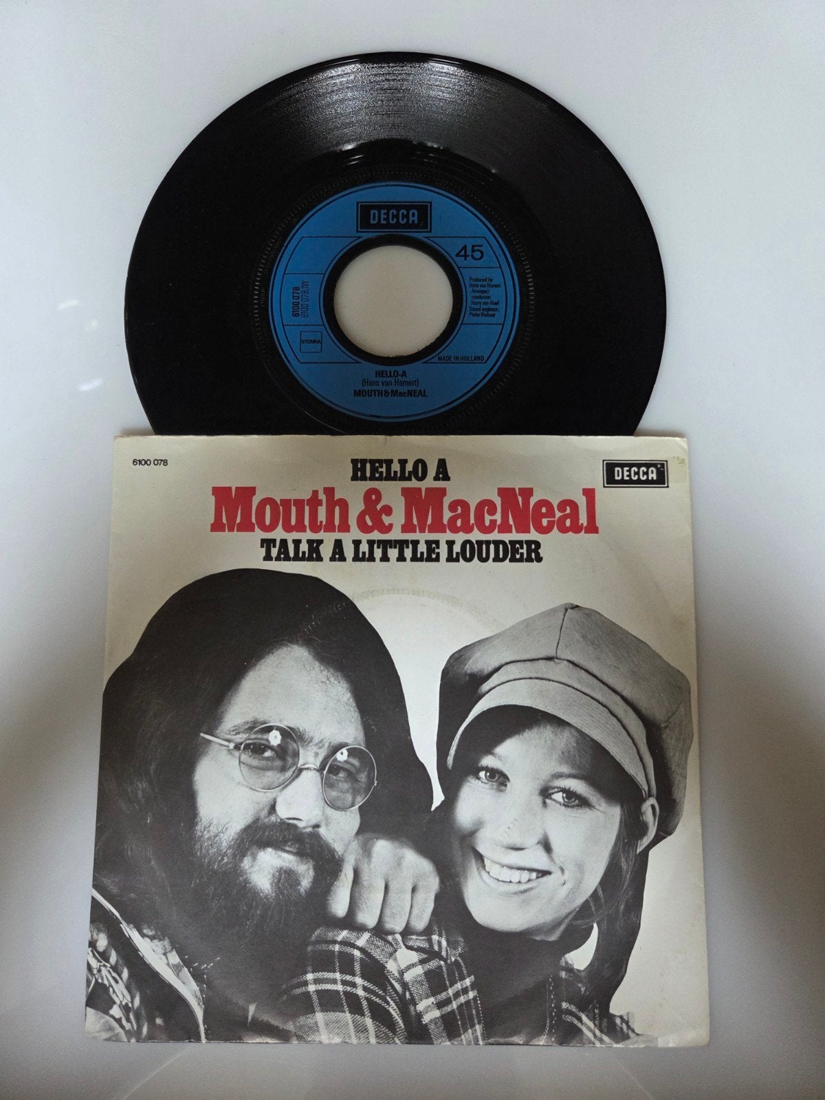 Mouth & MacNeal - Hello A, Cd's en Dvd's, Ophalen of Verzenden, Gebruikt, 7 inch, Pop