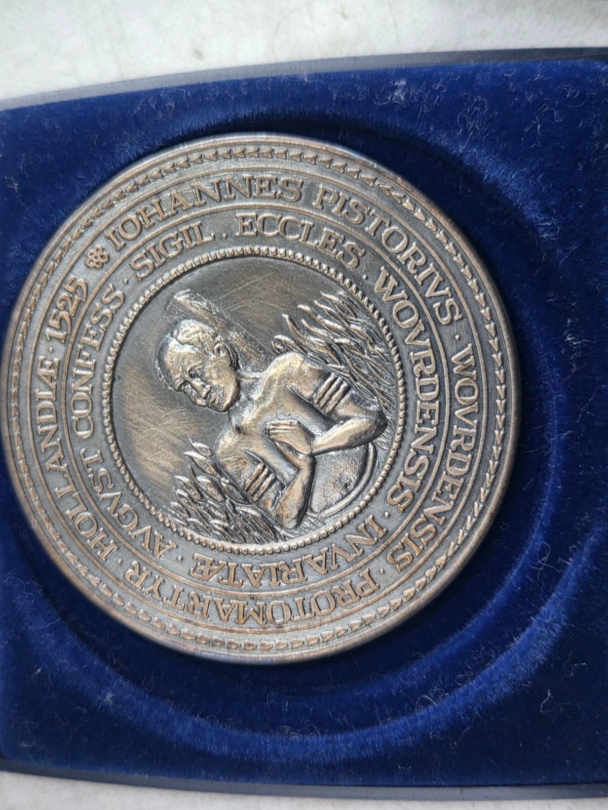 Historische legpenning Johannes Pistorius Woerdensis 1525, Ophalen of Verzenden, Nederland