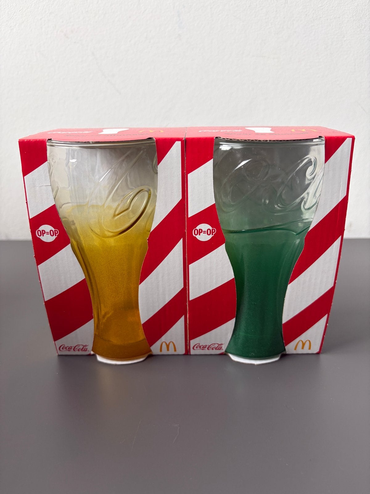 Coca-Cola McDonald's Limited Edition Glazen (2 stuks), Ophalen of Verzenden, Nieuw, Frisdrankglas