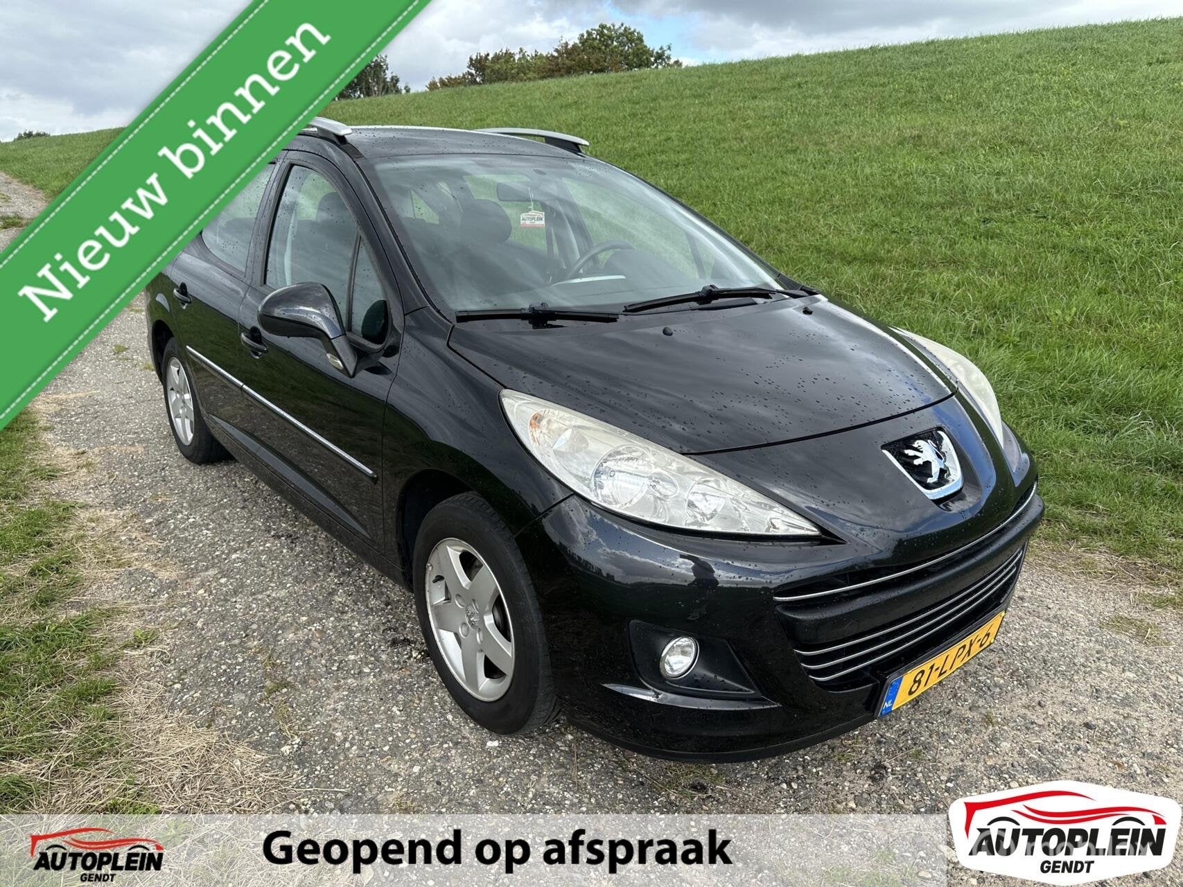 Peugeot 207 SW 1.4 VTi Blue Lease Goed onderhouden!, Auto's, Voorwielaandrijving, Euro 5, Gebruikt, Zwart