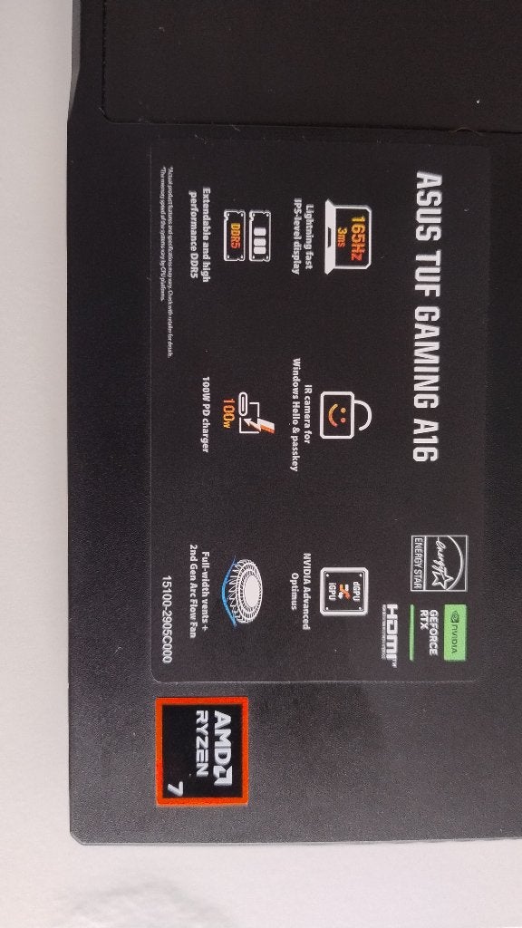 Foto 7 van ASUS TUF Gaming A16 Gaming Laptop