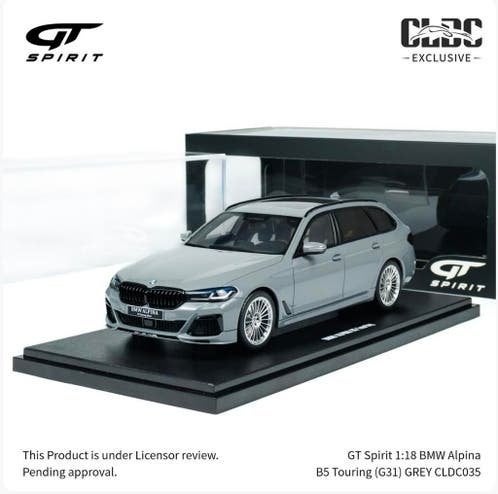 BMW Alpina B5 Touring (G31) GREY w/Display Case (1:18) GTS, Overige merken, Rue de L' Ecusson 2, 56120 Josselin France, Nieuw