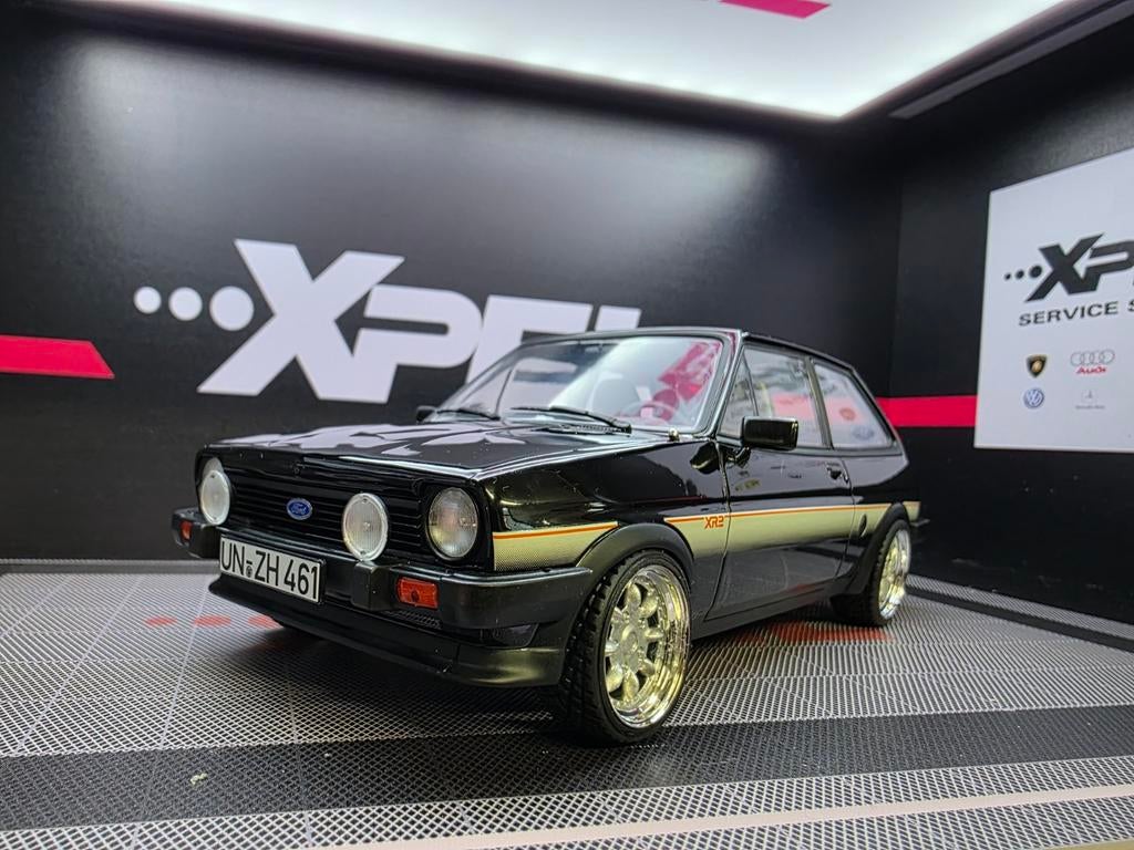 Ford Fiesta XR2 MK1 1981 1:18 in OVP  Minilite/Smoor velgen, Ophalen of Verzenden, Norev