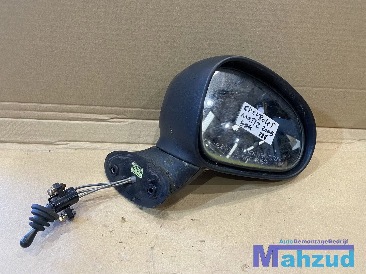 2005 CHEVROLET MATIZ rechts rechter buiten spiegel, Gebruikt, Info@gm.com, Chevrolet, Ophalen of Verzenden