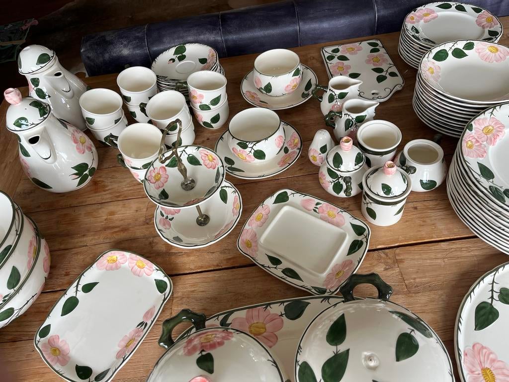 Grote Villeroy & Boch Wildrose serviesset - Zeer compleet!, Huis en Inrichting, Keuken | Servies, Ophalen, Gebruikt, Overige stijlen