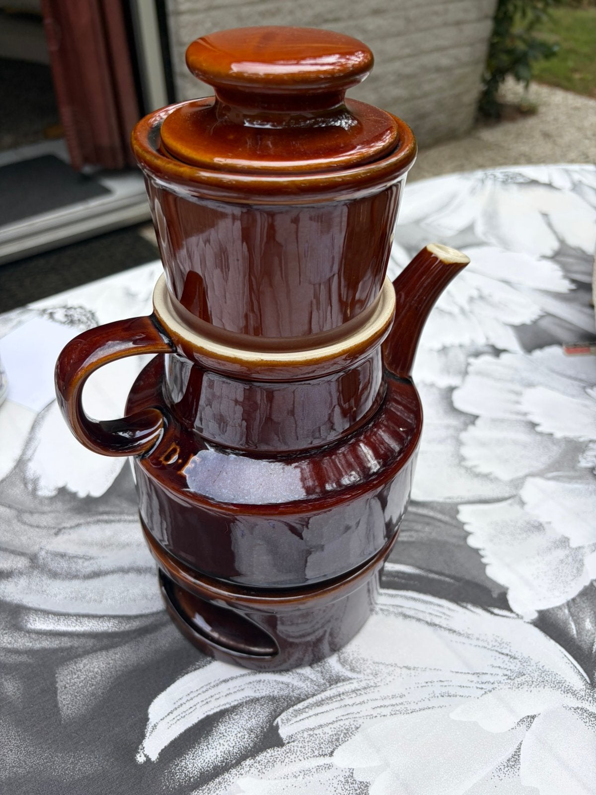 Douwe Egberts koffiepot zgan, Caravans en Kamperen, Verzenden