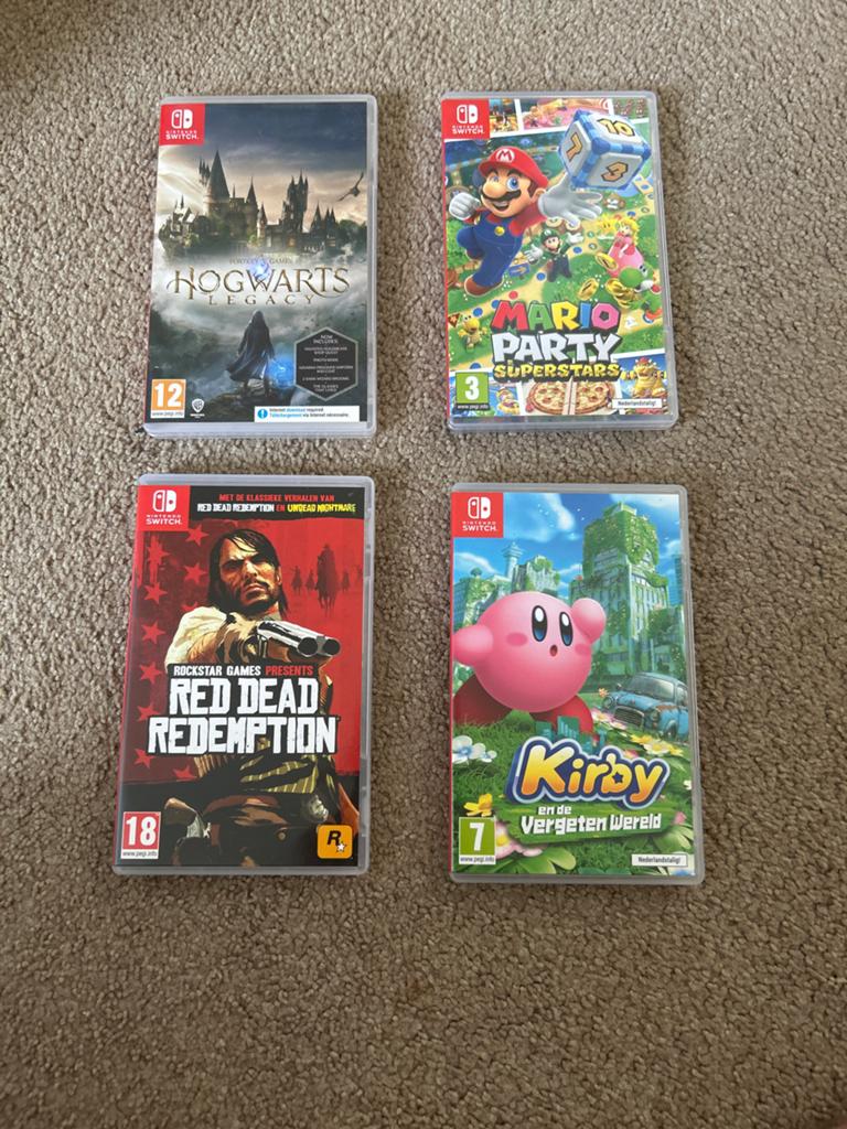 Nintendo Switch Games: Hogwarts Legacy, Mario Party, RDR, Ki, Spelcomputers en Games, Games | Nintendo Switch, Ophalen, Overige genres