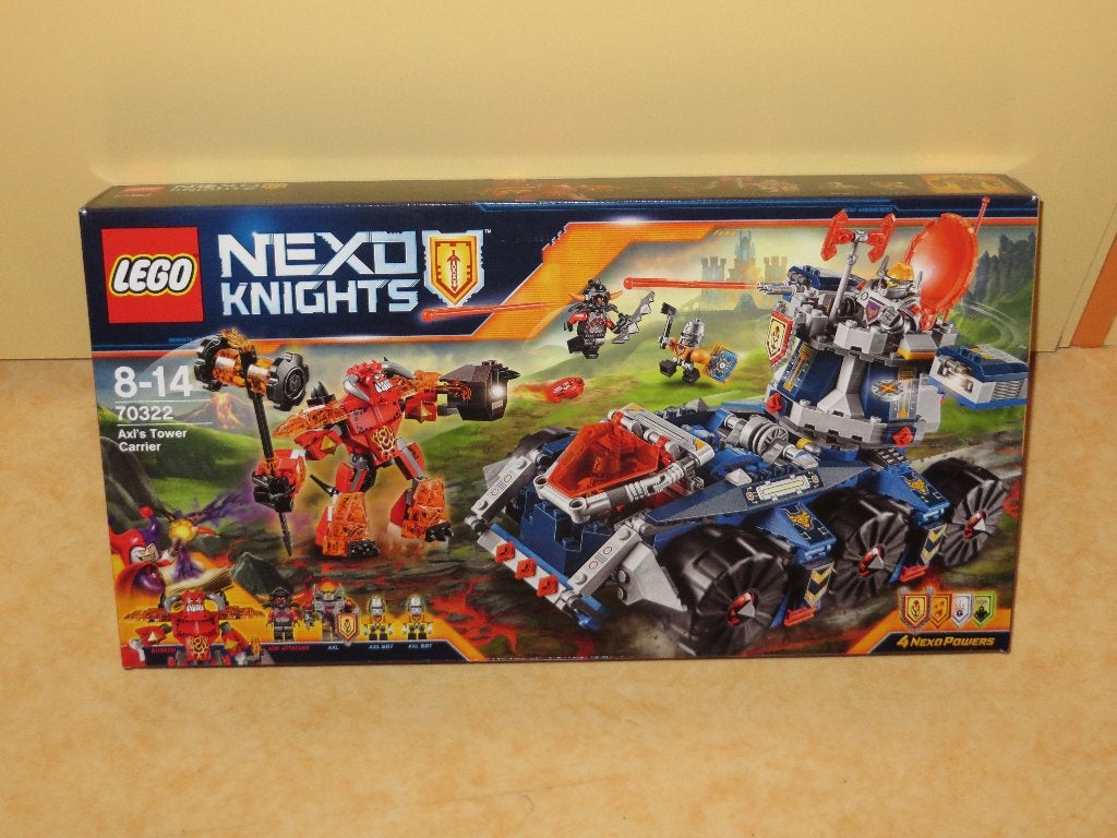 LEGO 70322 NEXO KNIGHTS Axl’s Torentransport nieuw, Overige thema's, Lego, Nieuw, Ophalen of Verzenden