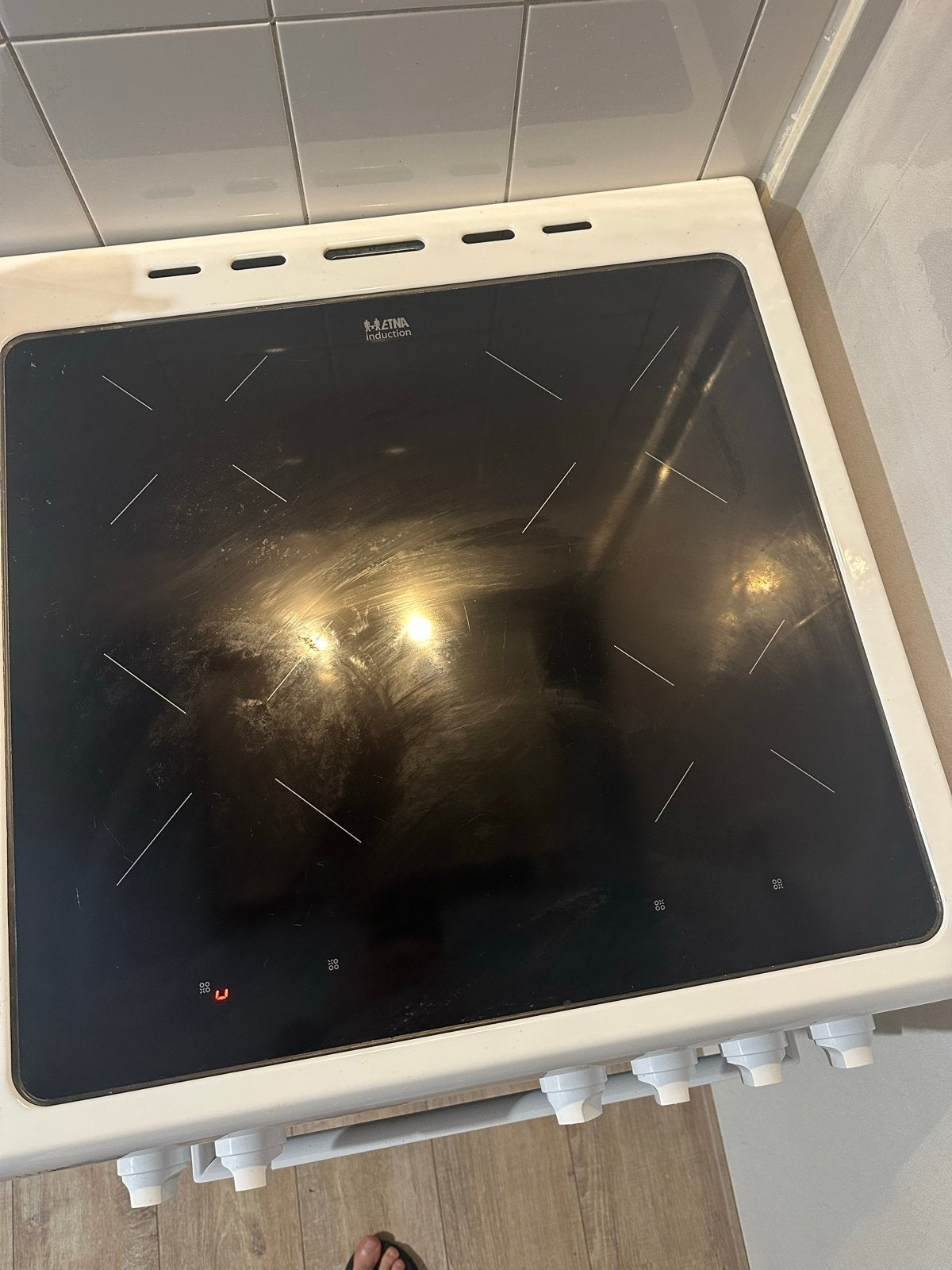 Etna FIV560WIT Inductie Fornuis met Oven, Ophalen, Gebruikt, Hete lucht, 60 cm of meer