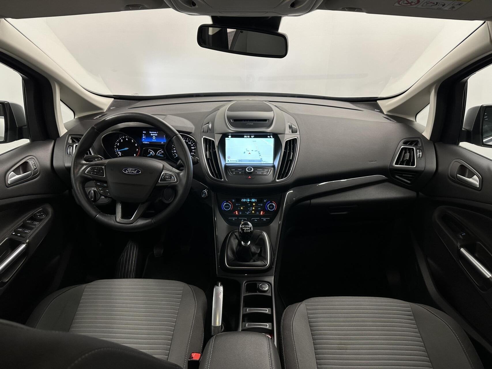 Ford C-Max 1.0 Sport TREKHAAK NAVI CARPLAY CAMERA LM ECC CRU, Auto's, Voorwielaandrijving, Gebruikt, Euro 6, Met garantie (alle)