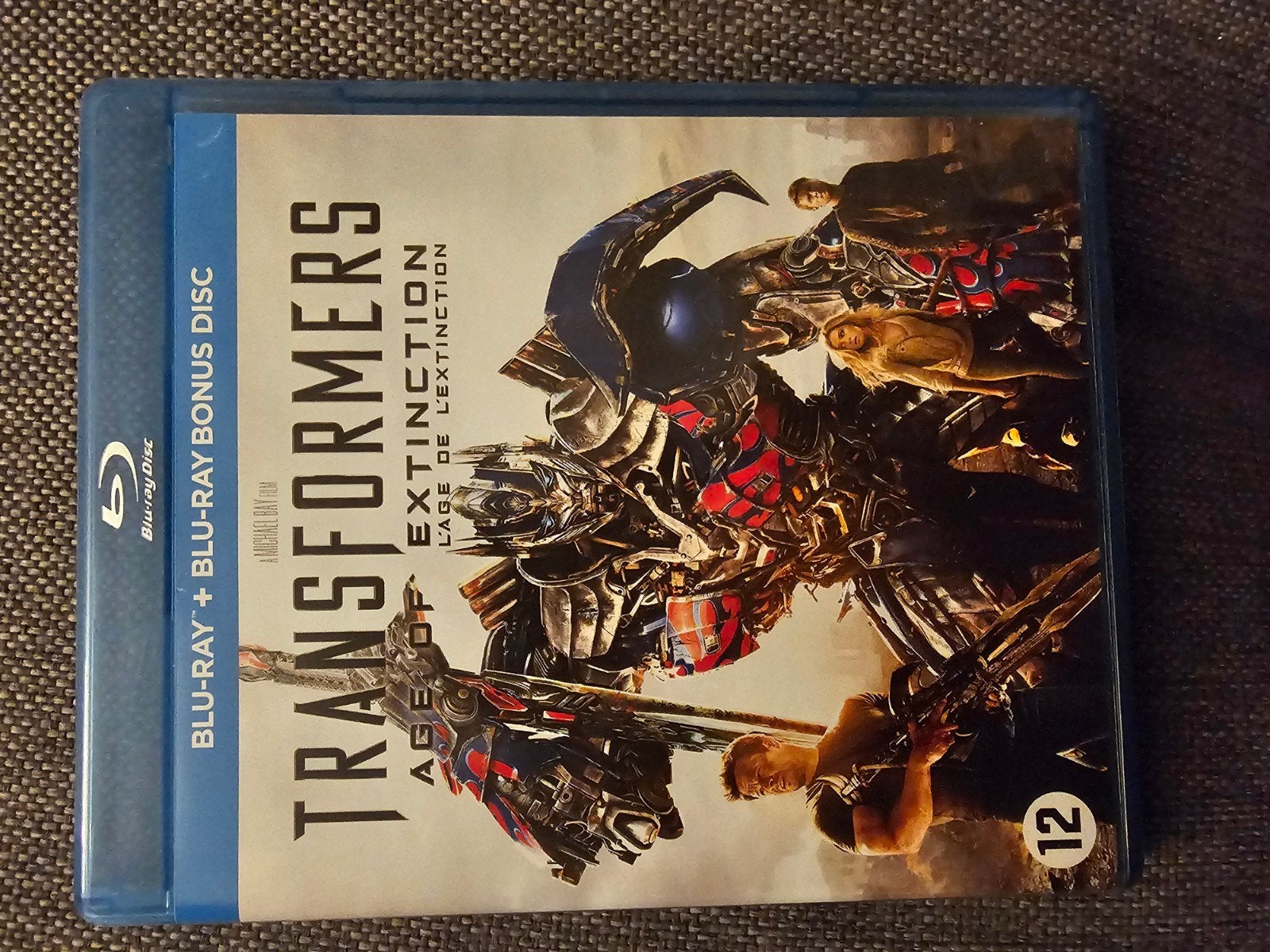 Transformers: Age of Extinction Blu-ray + Bonus Disc, Cd's en Dvd's, Film, Ophalen of Verzenden, Zo goed als nieuw, Blu-ray
