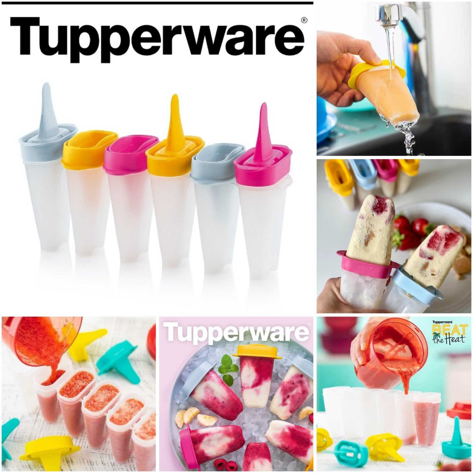 Tupperware ijspignuins, lollipops, ijsmaker, nieuw, Huis en Inrichting, Ophalen of Verzenden, Nieuw, Overige typen, Met compartimenten