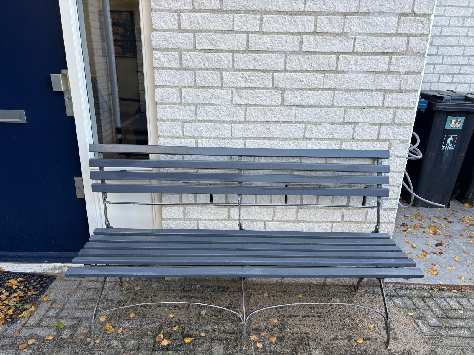 Tuinbank, Ophalen, Gebruikt, Metaal