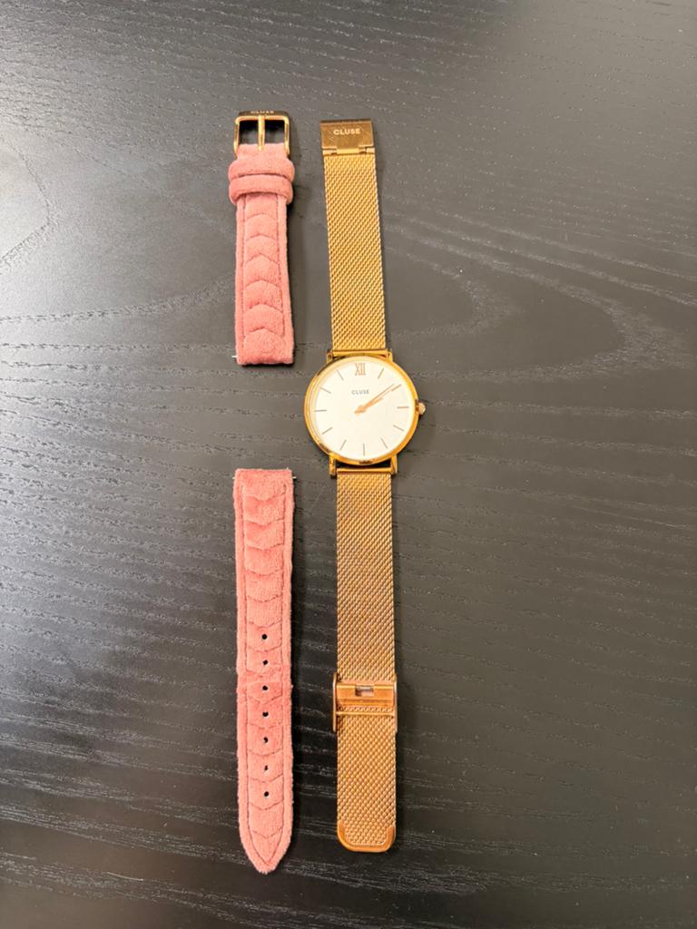 Cluse horloge dames goud (x Negin collectie), Sieraden, Tassen en Uiterlijk, Horloges | Dames, Ophalen of Verzenden, Gebruikt