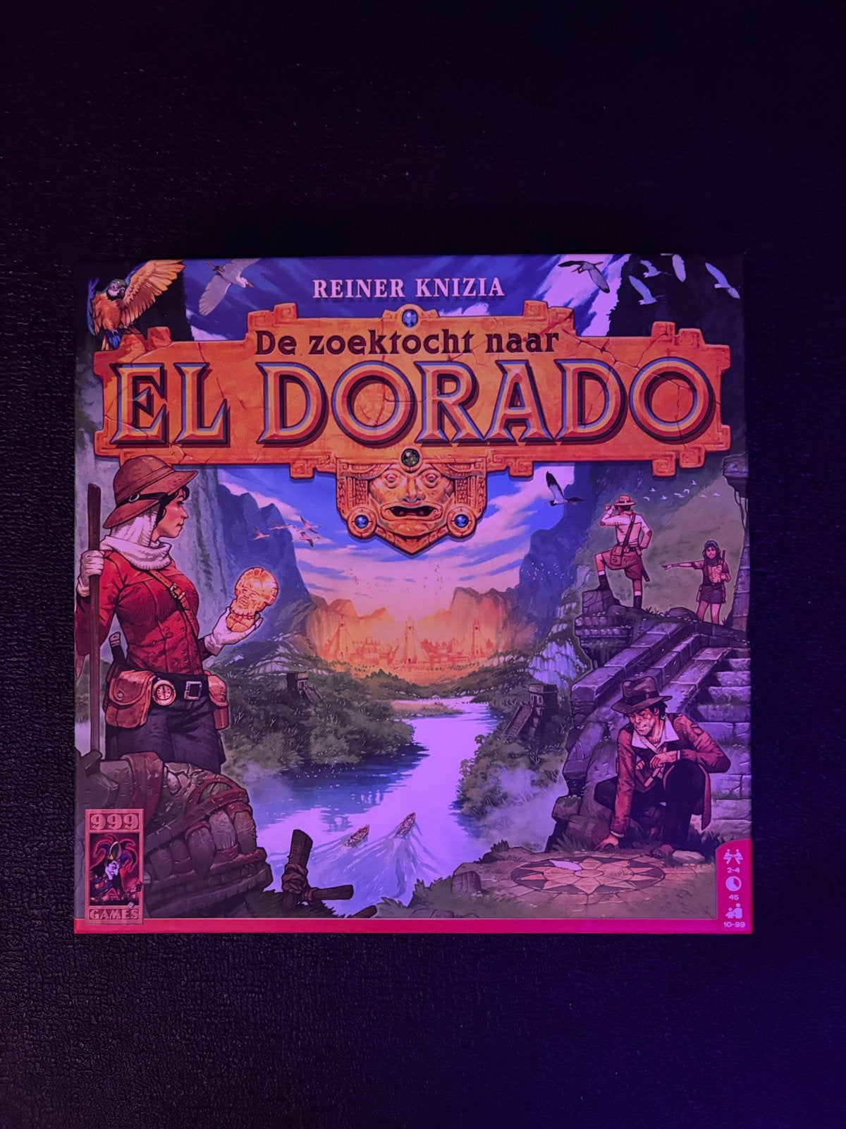 De Zoektocht naar El Dorado Bordspel, Hobby en Vrije tijd, Drie of vier spelers, Ophalen of Verzenden, Zo goed als nieuw