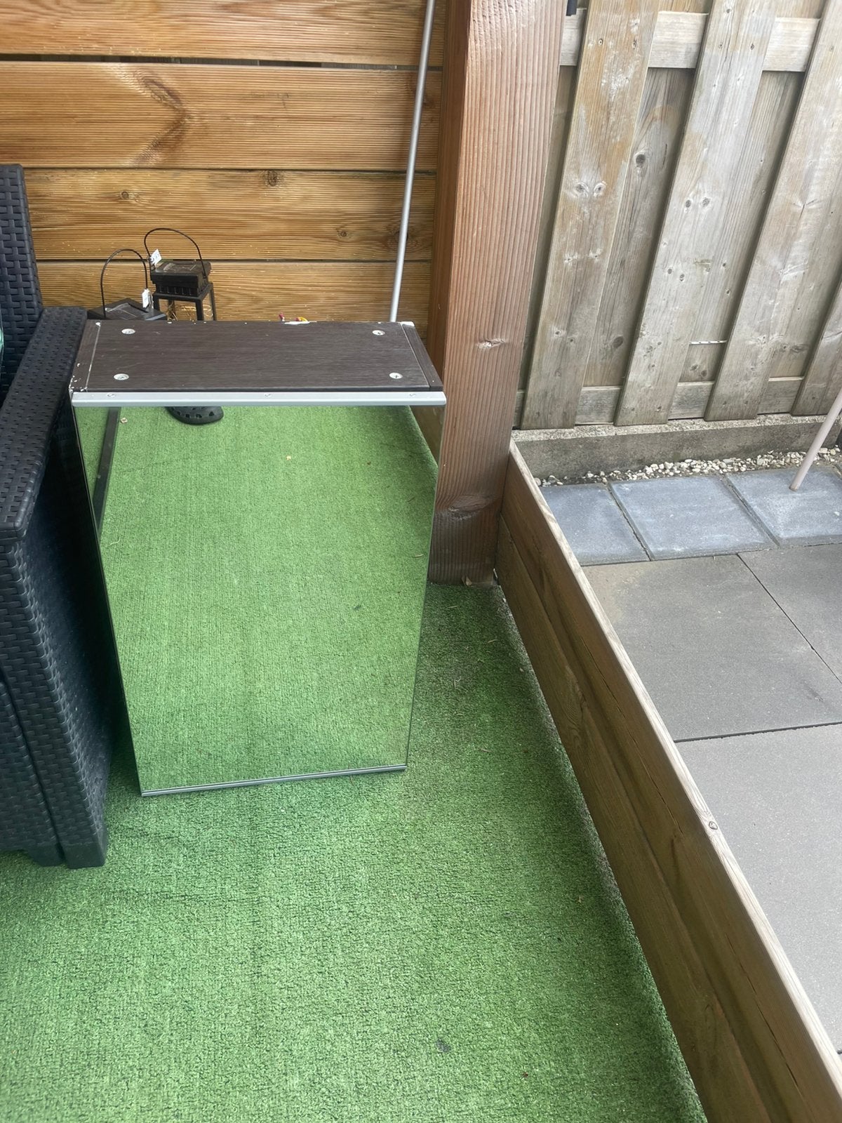 Badkamers ppegel, Ophalen of Verzenden, Zo goed als nieuw, Kunststof, Overige typen