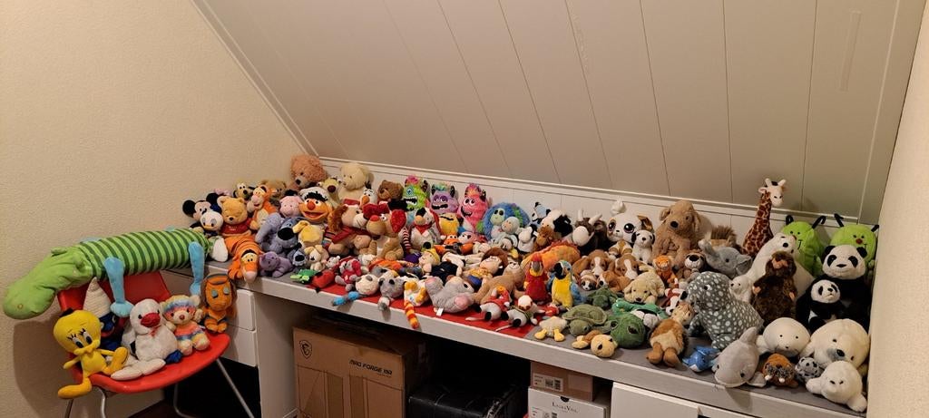 Mega grote verzameling knuffels, heel veel verschillende!, Kinderen en Baby's, Speelgoed | Knuffels en Pluche, Ophalen of Verzenden