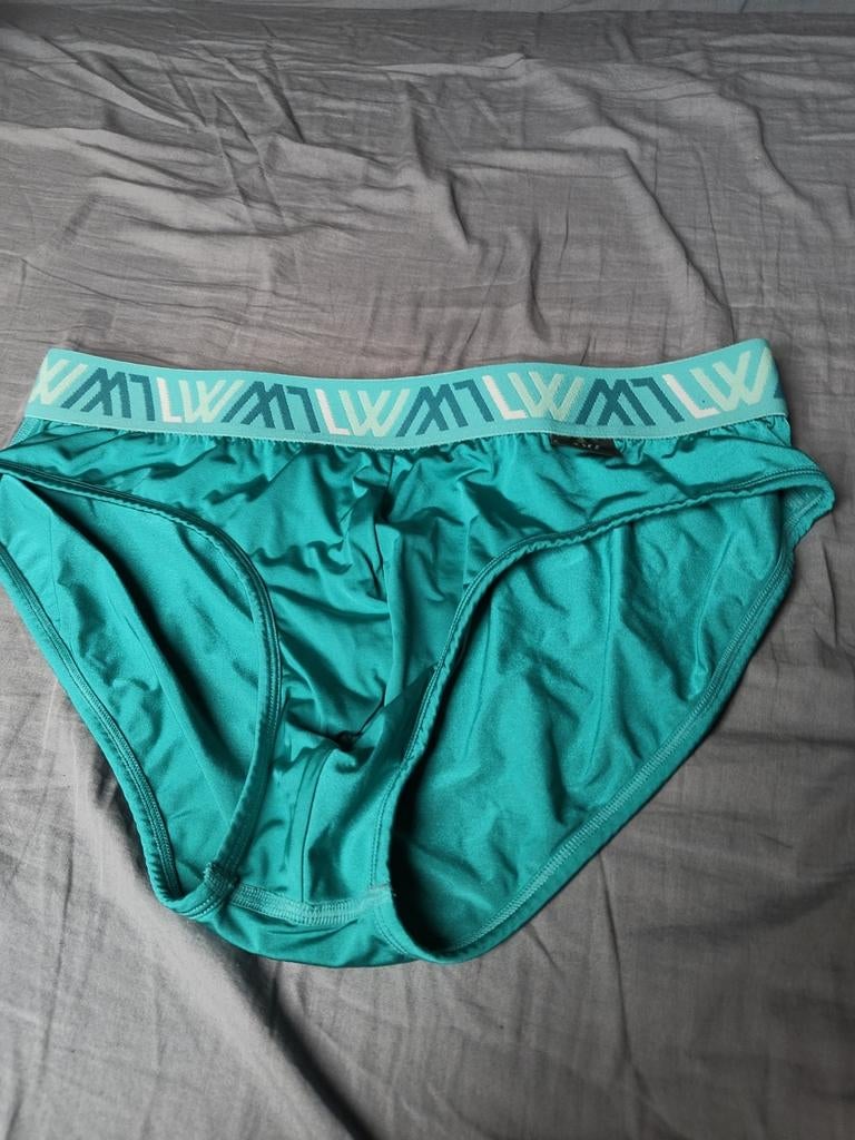 LVW Heren slip maat M - Turquoise, Kleding | Heren, Ondergoed, Verzenden, Overige kleuren, Onbekend, Slip