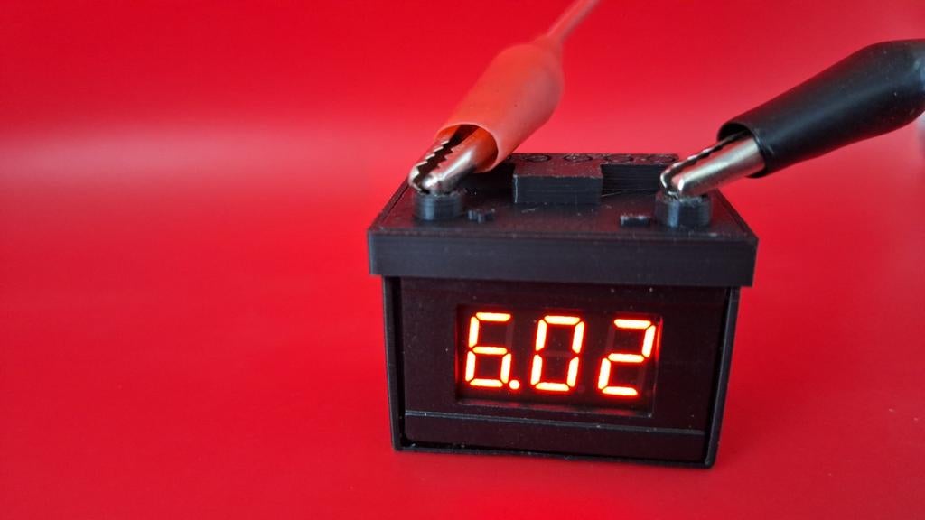 RC Voltmeter in Accu Vorm (3x3x2 cm), Ophalen of Verzenden, Nieuw, Overige schalen, Onderdeel