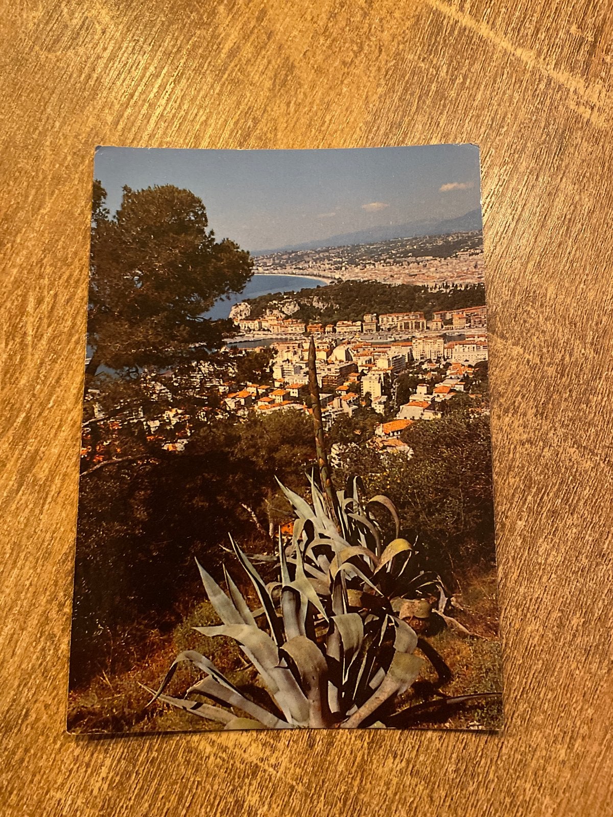 Vintage Ansichtkaart Nice, Côte d'Azur (Frankrijk), Ophalen of Verzenden, 1960 tot 1980, Gelopen, Frankrijk
