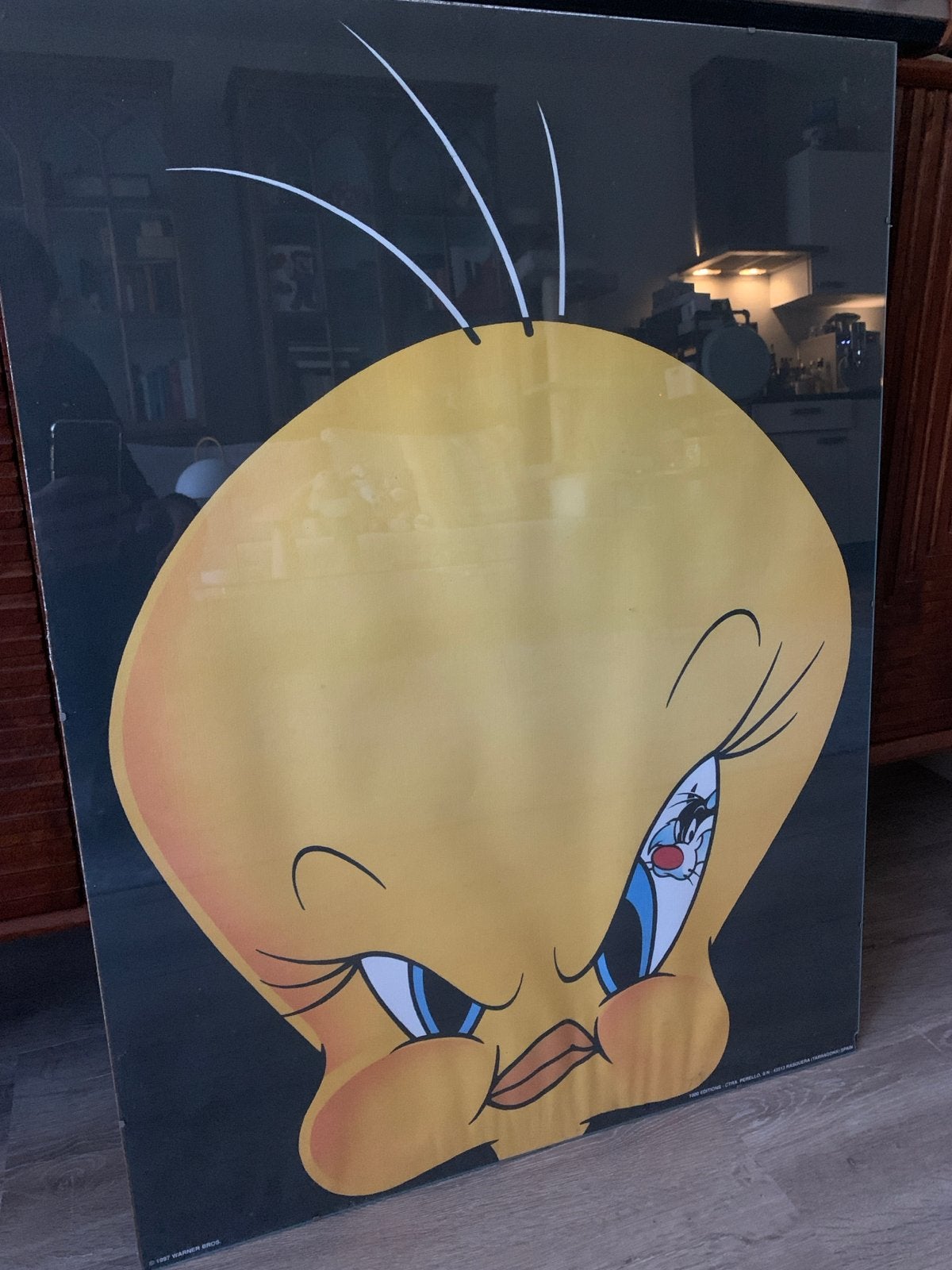 Tweety Poster 1000 stuks Limited (1997) - Warner Bros., Ophalen of Verzenden, Gebruikt, Tv, Poster