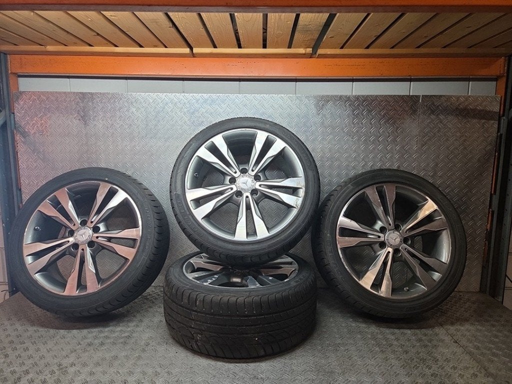 Velgen set +banden MERCEDES c 205 2016 id 59874, Ophalen, 18 inch, Velg(en), Personenwagen