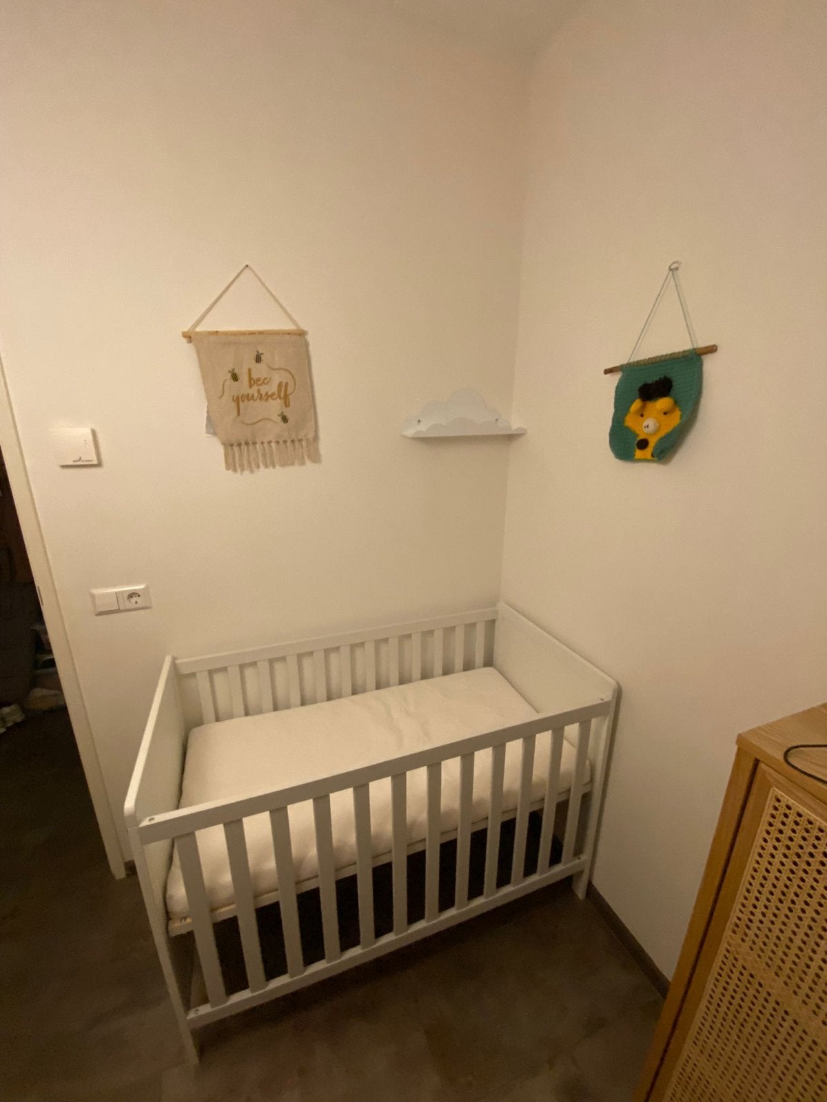 Wit ledikant van Babydump, nog in goede staat, Ophalen, Gebruikt