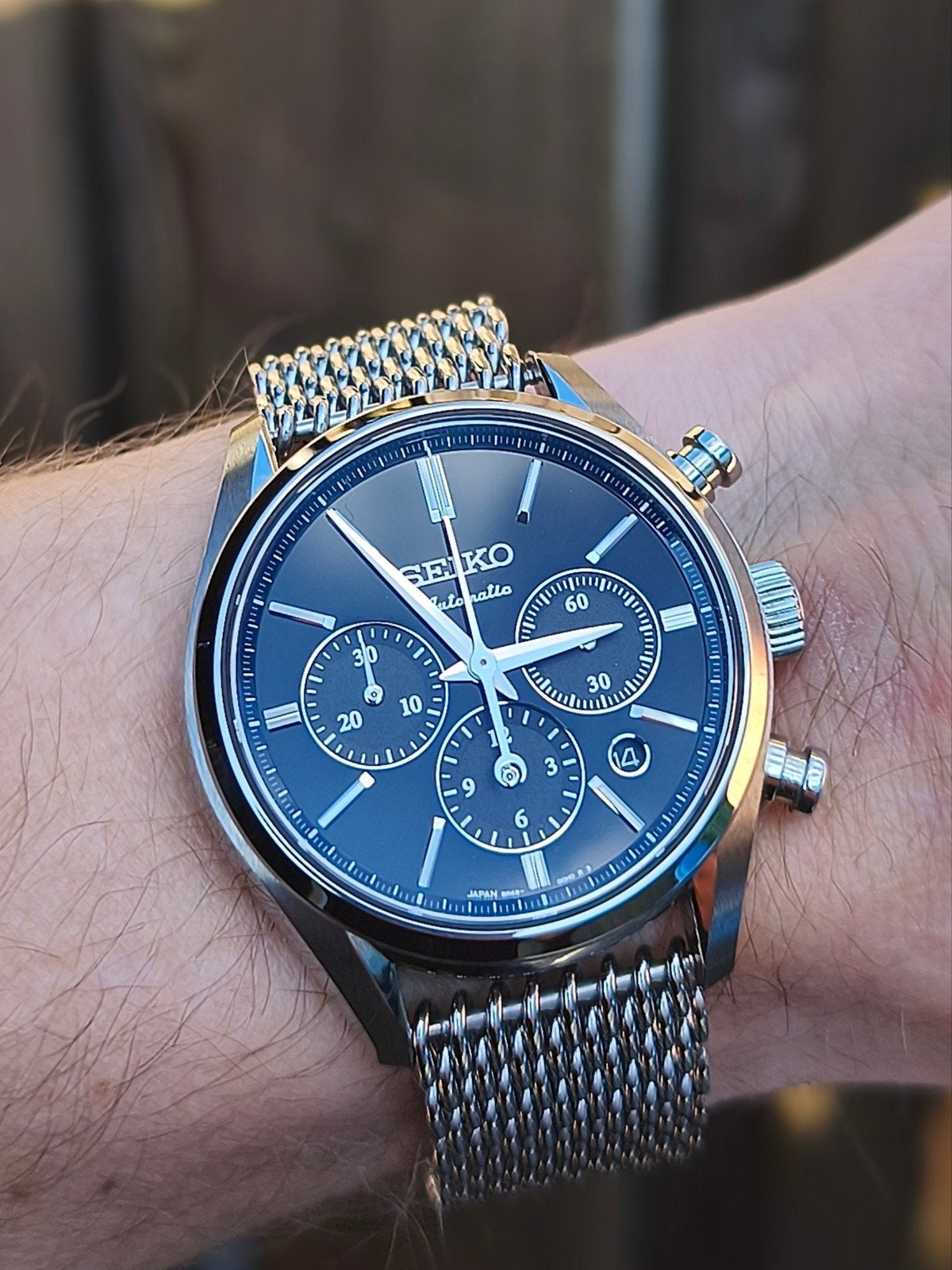 Seiko Presage SARK007 (JDM)  bijna full set, even lezen!, Verzenden, Zo goed als nieuw, Staal, Seiko