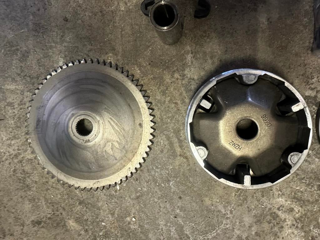 Variateurset Piaggio en La Souris, Fietsen en Brommers, Ophalen of Verzenden, Gebruikt, Overige typen, Piaggio