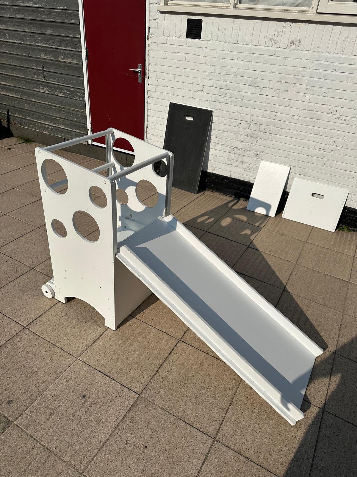 3 in 1 Leertoren - keuken hulp - glijbaan, Ophalen, Gebruikt