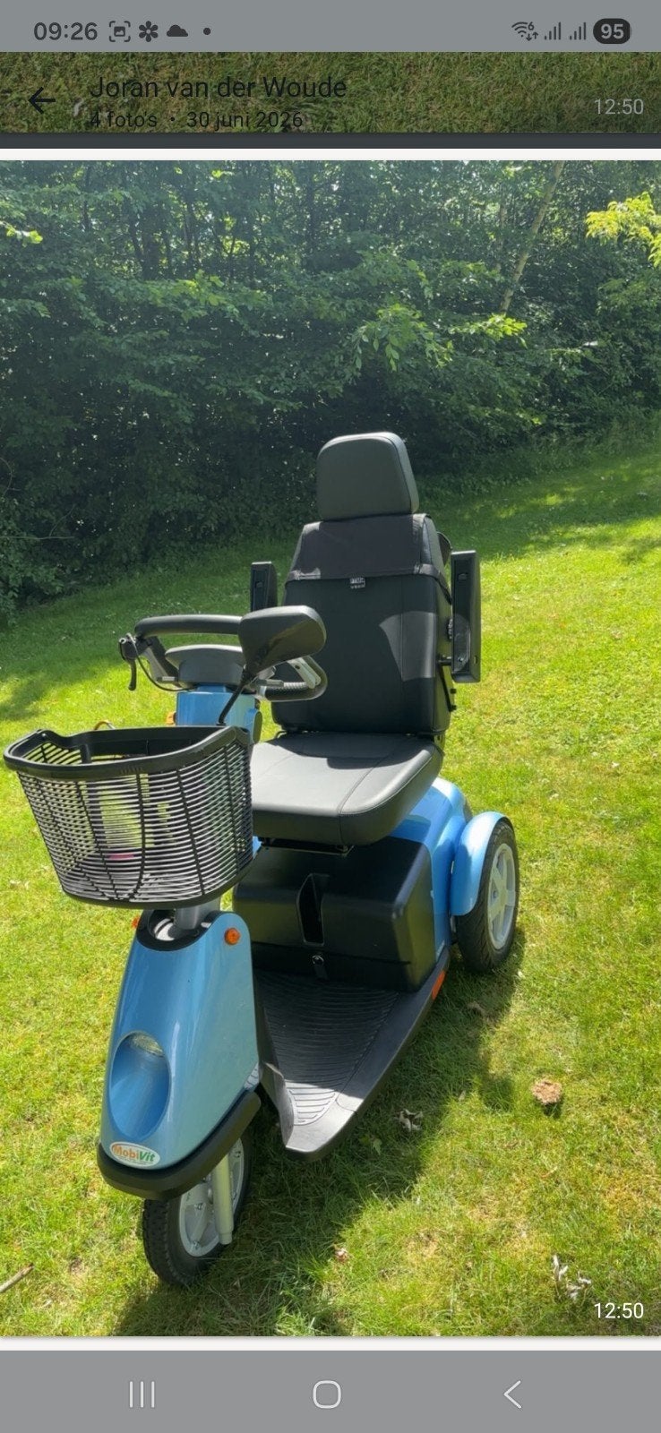 zo goed als nieuwe scootmobiel, Ophalen, Zo goed als nieuw, Sterling