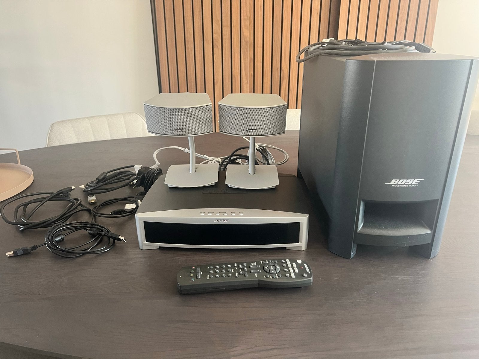 Bose 3-2-1 Home Entertainment Systeem, Audio, Tv en Foto, Gebruikt, 2.1-systeem, 70 watt of meer, Overige spelers