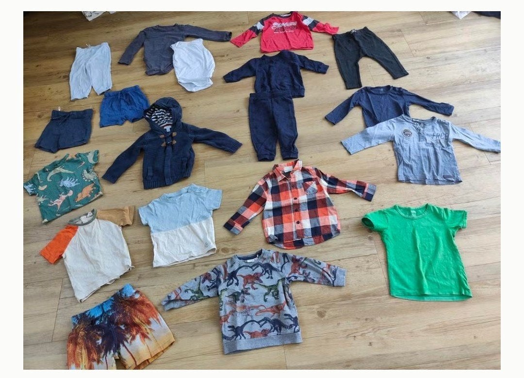 Jongens kledingpakket maat 80 - 19 delig (Hema, Dirkje etc.), Ophalen of Verzenden, Zo goed als nieuw, Jongetje