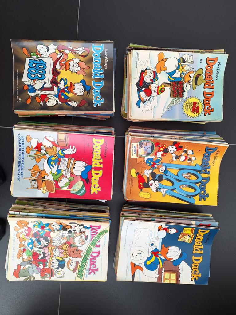 Strips Donald Duck 1980-1985, Ophalen, Zo goed als nieuw, Speelkaart(en)