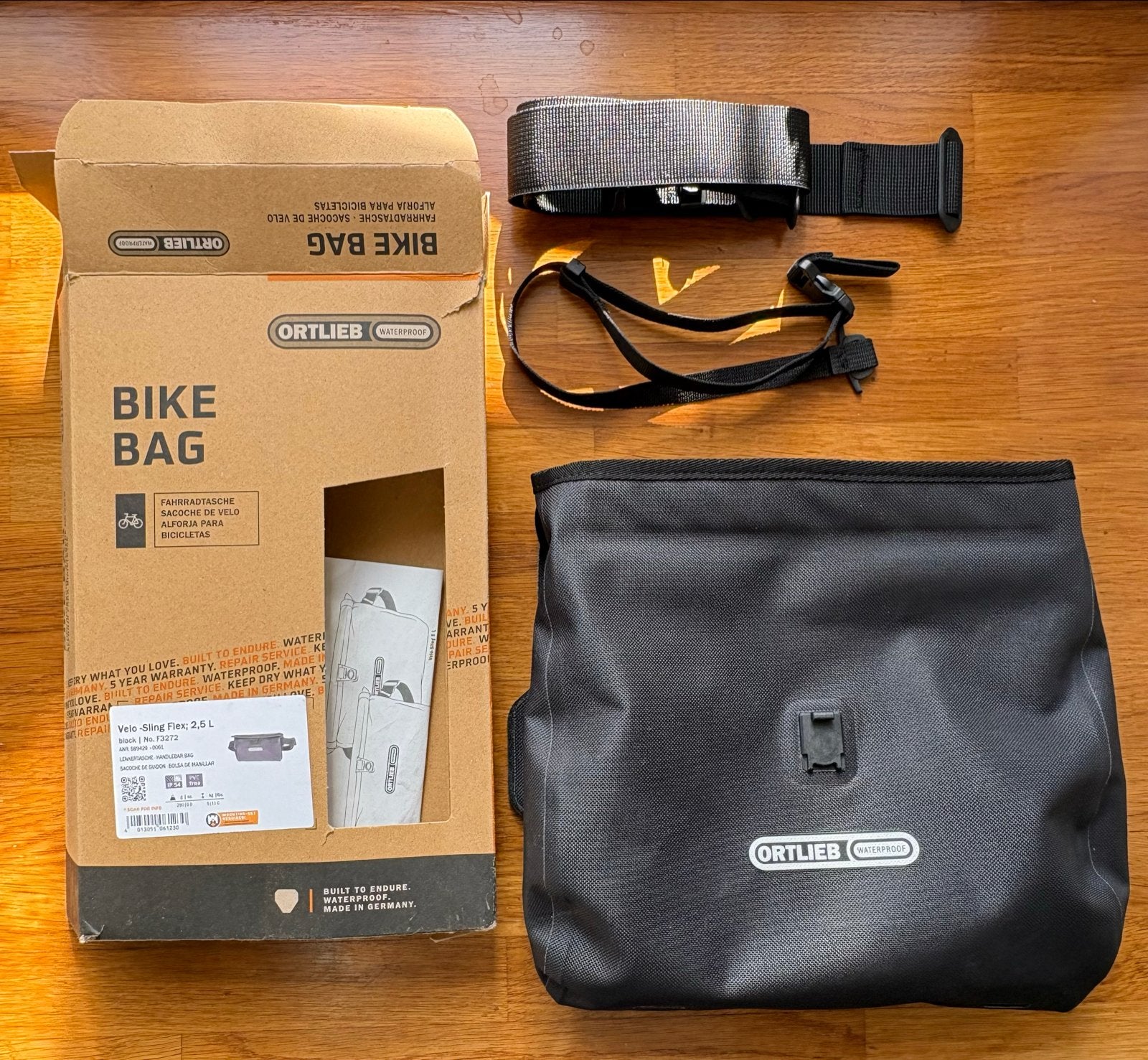 Ortlieb Velo-Sling Flex 2.5L Stuurtas - Nieuw met factuur, Fietsen en Brommers, Ophalen of Verzenden, Nieuw