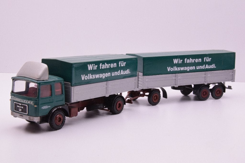 MAN  '' Schnellecke transport ''  NZG modelle, Ophalen of Verzenden, Zo goed als nieuw, Bus of Vrachtwagen, NZG