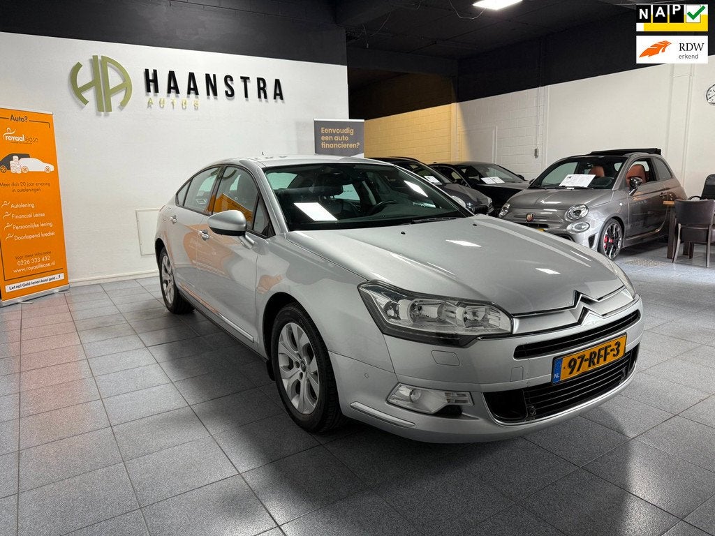 Citroen C5 1.6 THP Business Automaat APK 05-2027 NAP NL AUTO, Auto's, Citroën, Euro 5, 1490 kg, Gebruikt, Zwart