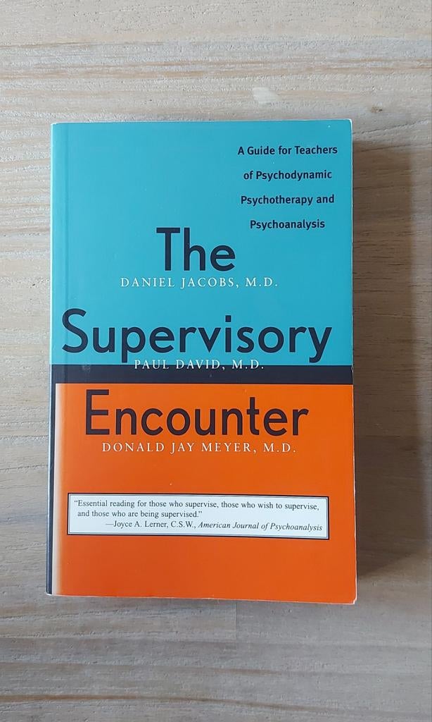 Daniel Jacobs - The Supervisory Encounter, Ophalen of Verzenden, Gelezen