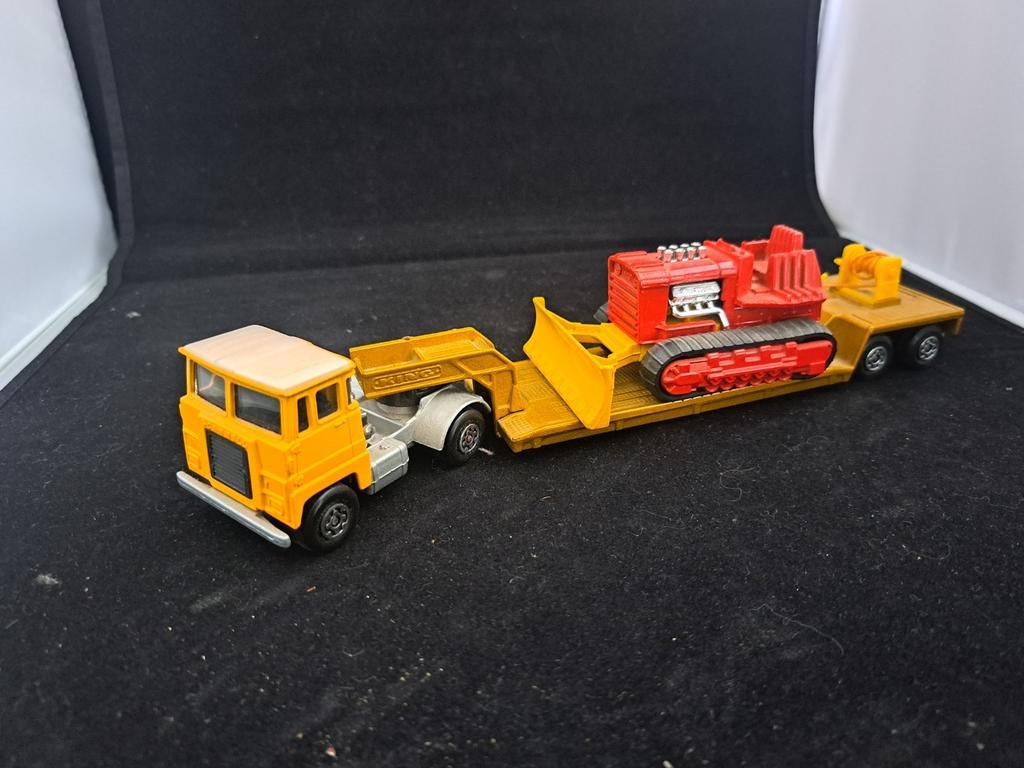 Matchbox Super Kings K-23 Scammell Tractor & Low Loader, Overige merken, Gebruikt, 1:50 of kleiner, Ophalen of Verzenden
