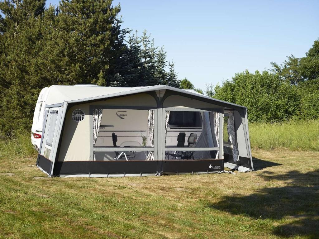 Voortent + luifel Isabella G18, Ophalen, Zo goed als nieuw, Isabella