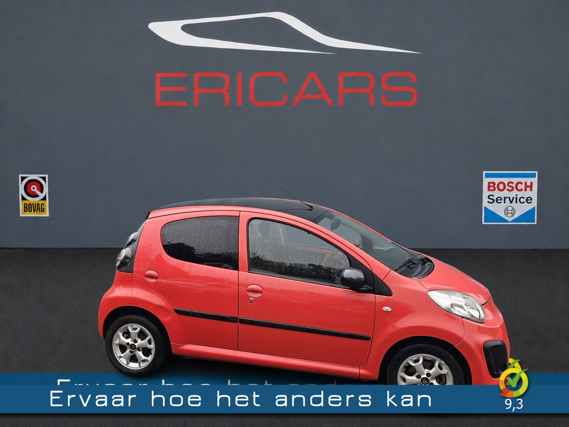 Citroën C1 1.0 Bi-Ton, Airco (bj 2013), Auto's, Voorwielaandrijving, Euro 5, Gebruikt, Zwart