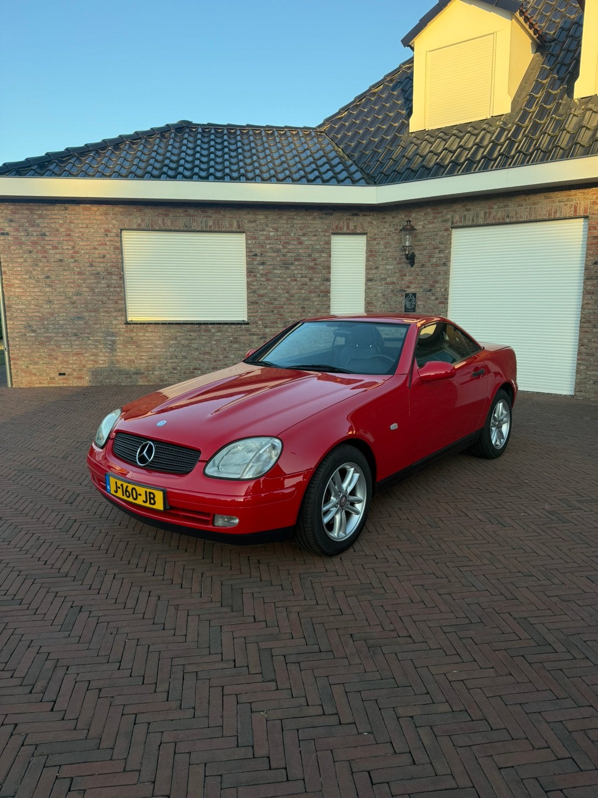 Te koop Mercedes-Benz SLK 200, Auto's, Mercedes-Benz, 1998 cc, 136 pk, Zwart, Cabriolet